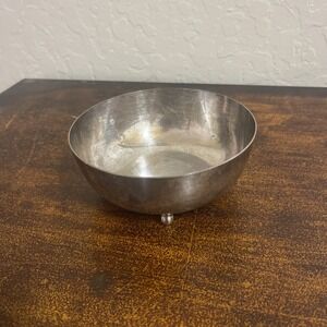 Academy Silver Plate On Copper 5 Inch Cans Bowl